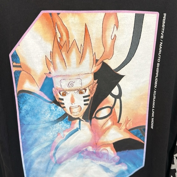 Primitive Skateboarding x Naruto Shippuden Kurama Link Mode Long Sleeve size L - Picture 4 of 4
